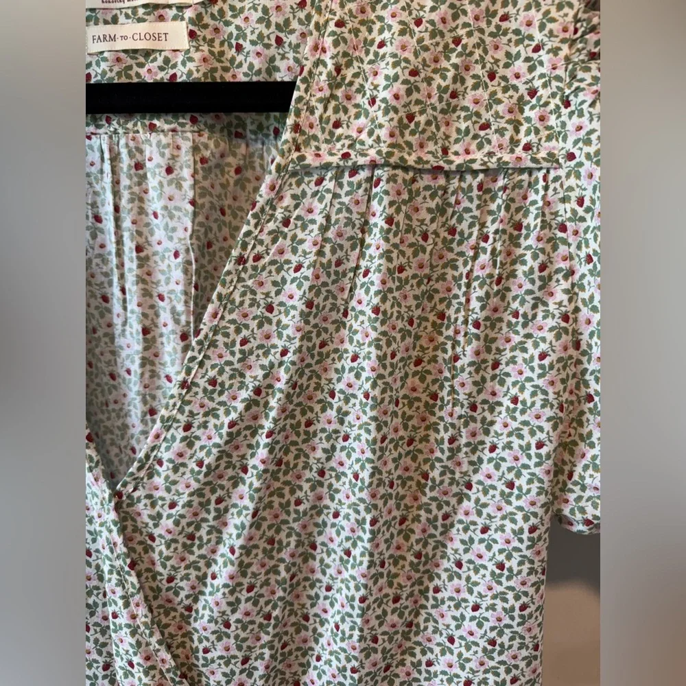 Christy Dawn the Dawn Dress in creme strawberry Large - Picture 5 of 13